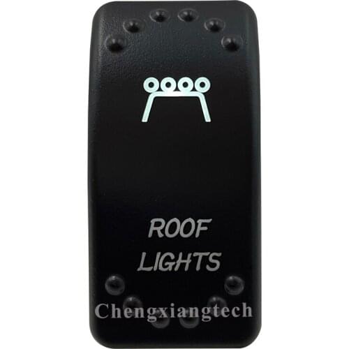 12v/24v Waterproof IP66 Car Boat White Led 3 pin spst on-off ROOF LIGHTS Rocker Switch Replace for Carling ARB STYLE