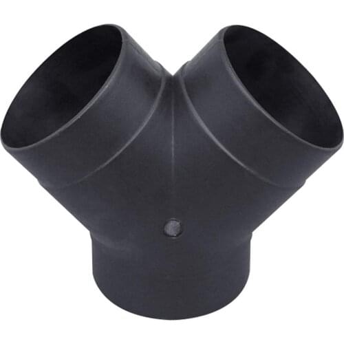 75mm Air Vent Ducting Y Piece Elbow Pipe Outlet Exhaust Connector For Eberspaecher Air For Diesel Parking Heater