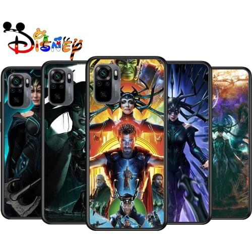 Hela marvel cool for Xiaomi Redmi Note 10 10S 9 9T 9S 9Pro Max 8T 8Pro 8 7 6 5 Pro 5A 4X 4 Soft Black Phone Case