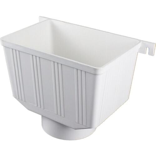 Pvc rainwater hopper downspout drain adapter rain water collector rain water collector drain pipe accessories 75/110/160mm