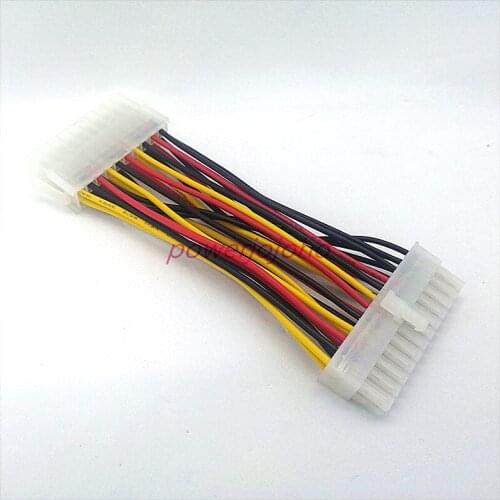 ATX power supply cable 20pin male to 24pin female 24PIN extension cable cord for desktop computer motherboard connector Adapter
