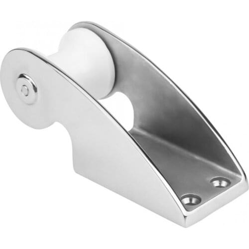 Bow Anchor Roller Bracket Rubber Roller 316 Stainless Steel for Fixed Anchor Boat Marine Yacht