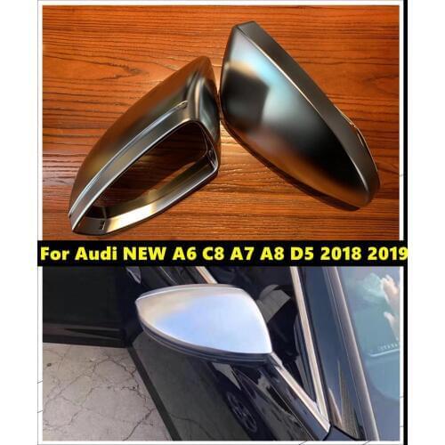 Car Mirror Cover Car Side Rearview Mirror Cover Replace For Audi NEW A6 C8 A7 A8 D5 2018 2019