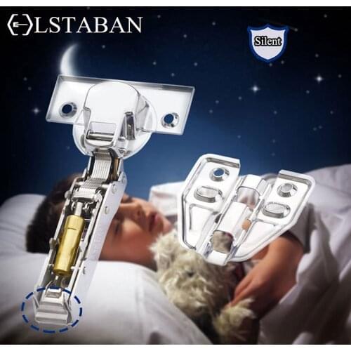 LSTABAN Cold Rolled Steel Hinge Door Hydraulic Damper Buffer Soft Close For Cabinet Cupboard Furniture Hardware