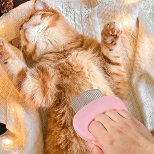 Massaging Shell Comb For Cat Dog Cleaning Brush Hair Removal Shedding Cleaning Comb