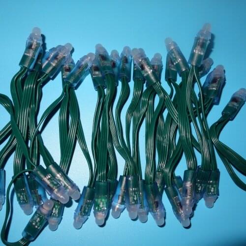 DC5V WS2818 addressable pixel;IP68 rated;one bad node does not affect the other nodes'working;with all green wire