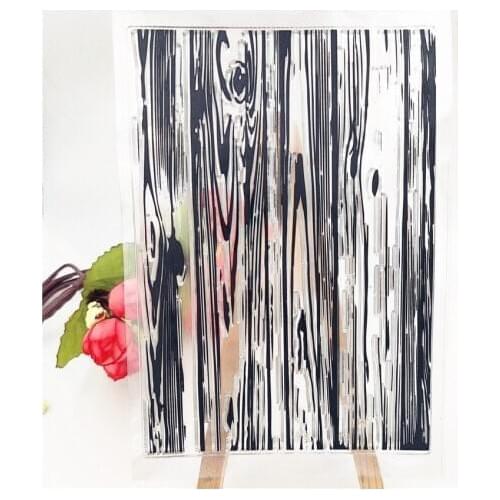 Wholesale 10pcs Clear Stamps 11x16CM Wood grain transparent silicone seal roller stamp DIY scrapbook album / card production