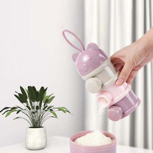 Milk Powder Storage Box Portable Multi-layer Feeding Box Food Storage Container for Infant Baby Milk Powder Box Food Container
