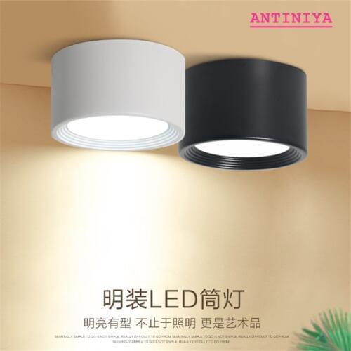 Dimmable LED Downlights 7W 9W 12W 15W 18W COB LED Ceiling Spot Lights AC110-220V LED Wall Lamp Ceiling lamp Indoor Lighting