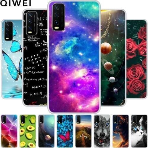 For Vivo Y11s Case Clear COOL Pattern Soft TPU Silicone Phone Cover For Vivo Y11s 2020 Cases Back Shell For VivoY11S Y 11s y11 S