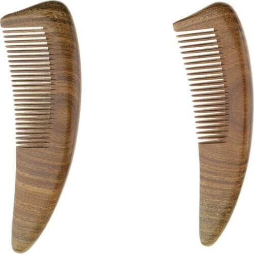 Sandalwood Pocket Size Hair Styling Care Wooden Comb No Static Hairbrush