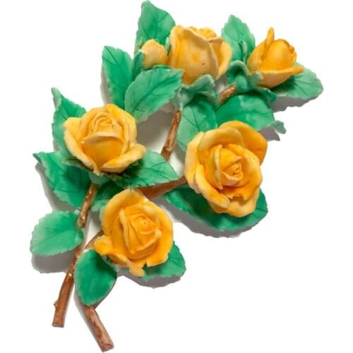 Silicone molds bouquet of orchids flower soap and candle molds food grade silicone mold for soap handmade free shipping