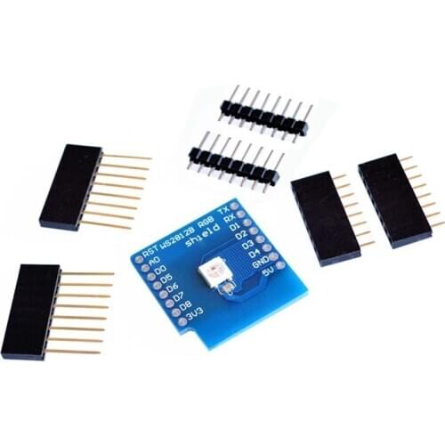 RGB LED Module For d1 mini WS2812 5050 RGB Built-in LED 1 Colorful LED Module for For d1 mini