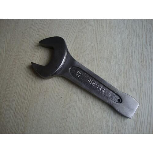 22mm DIN 133 striking open end wrench, well made Geman standard CARBON STEEL open wrench, good price and quality