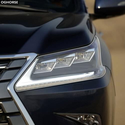 Car Headlight Protective Film Taillight Transparent TPU Decal Sticker for Lexus LX570 2015 2016 2017 2018 2019 2020 Accessories