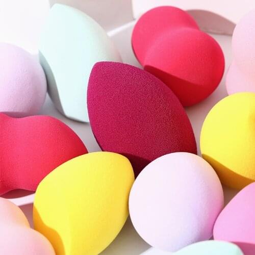 1Pc Cosmetic Puff Powder Puff Smooth Womens Makeup Foundation Sponge Beauty To Make Up Tools Accessories Water-drop Shape