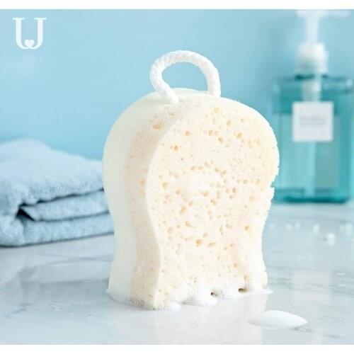 1pcs xiaomi Cartoon Bath Sponge Soft SAin Bath Ball Exfoliating Sponge Environmental Safety Double-sided Design