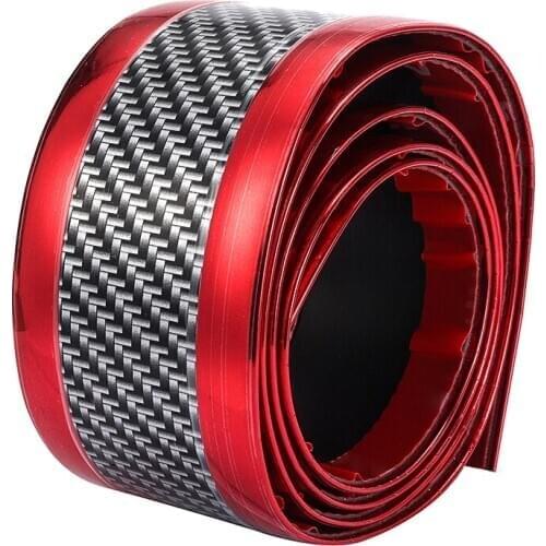 100x5cm Universal Car Bumper Guard Protector Strip SUV Car Rear Trunk Bumper Protection Pad Cover Sticker Anti Collision