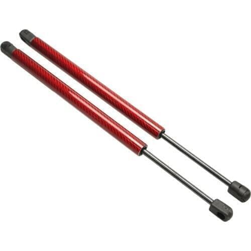 2pcs Auto Tailgate Boot Gas Struts Shock Struts Damper Lift Supports Carbon Fiber for Renault Clio MK3 Hatchback 2005-2013