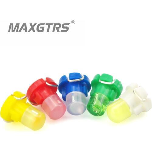 20x T3 LED Car Light Bulb Cluster Gauges Dashboard White / Yellow/ Blue / Red / Green instruments Panel Climate Base Lamp Light