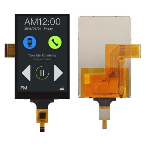 3.5 inch 45PIN 16Bit 65K/262K I2C TFT LCD Capacitive Touch Screen MCU SPI+RGB Interface 320(RGB)*480