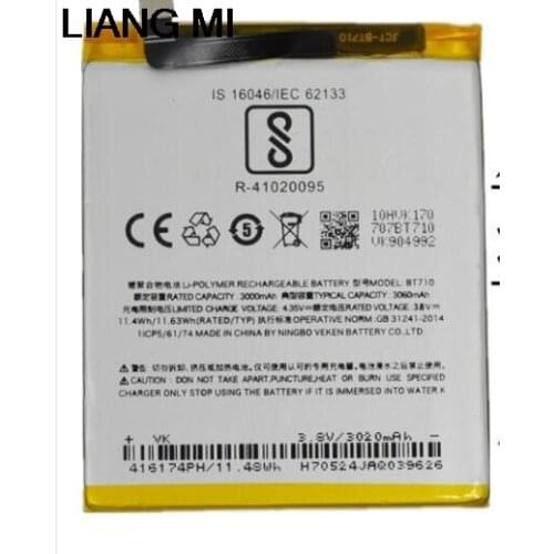 For Meizu blue A5 BT710 battery M5c M710M M793Q cell Batterie Bateria Batterij Accumulator 3060mAh with repair tools