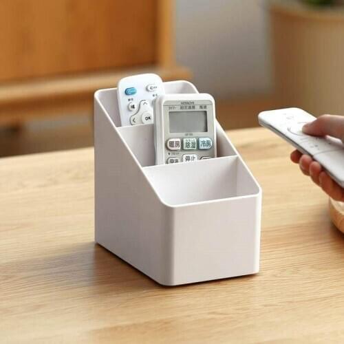 Simple creative remote control cosmetic office living room coffee table desktop storage box acrylic organizer
