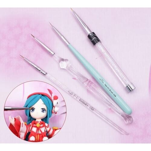Clay hook liner ultra-fine facial pen face mold painting eyes wolf mint hook line pen DIY hand-made doll making tool