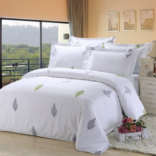 Hotel printing bedding sets with bed sheets,duvet cover , two pillow covers