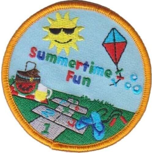 Hot Selling! Embroidery Twill summer-fun Patches for Jacket Back Full Size and Full Set Motorcycle free shipping