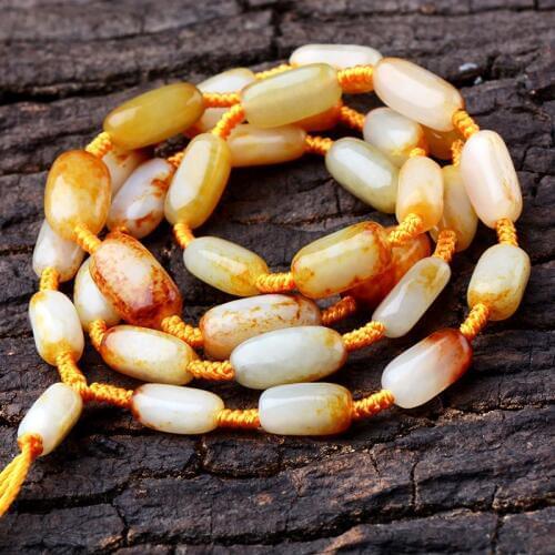 Original he Tian jade jadeite chain for Pendant jadite Amulet gemstone Necklace