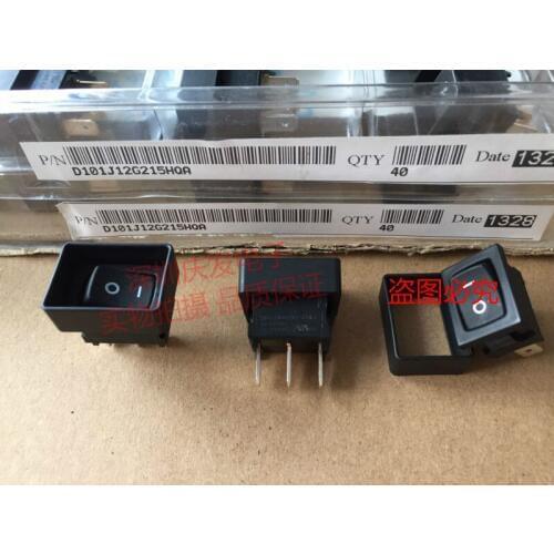 Original new 100% rocker switch D101J12G215HQA 3pin 2gear 2A 250V