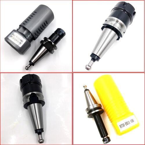 BT30 Toolholder HSS Collet Chuck ER11 ER16 ER20 ER25 ER32 Tool Holder 30000RPM High Speed with Pull Stud CNC Machining Center