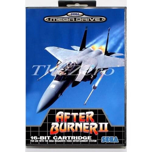 After Burner 2 with Box for 16 bit MD Video Game Card for Sega Mega Drive/Genesis