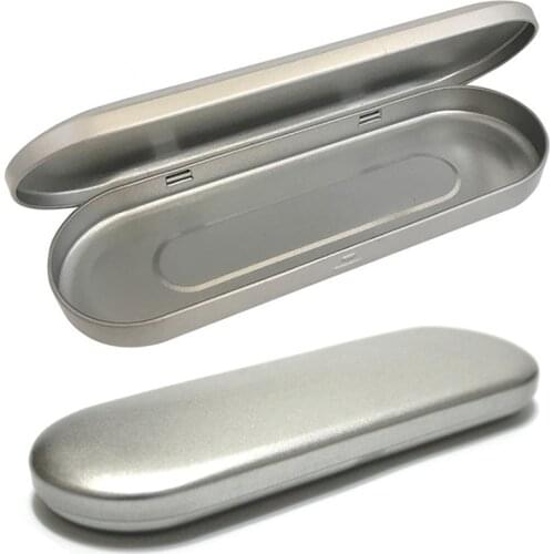 18*5.8*1.8cm Blank Metal Box Stationery Gift Tin Boxes Pen Tool Kit Container Pencil Storage Case 1pcs
