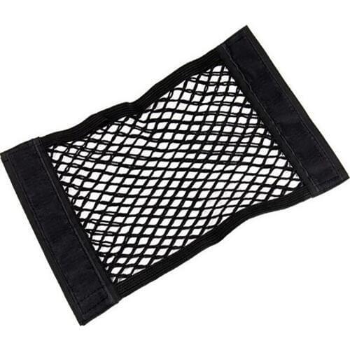 Car Back Rear Trunk Seat Storage Bag Mesh Auto Organizer Double-deck Elastic String Net For Cars Luggage Nets Travel Pocket