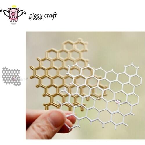 Piggy Craft metal cutting dies cut die mold Grid frame Scrapbook paper craft knife mould blade punch stencils dies