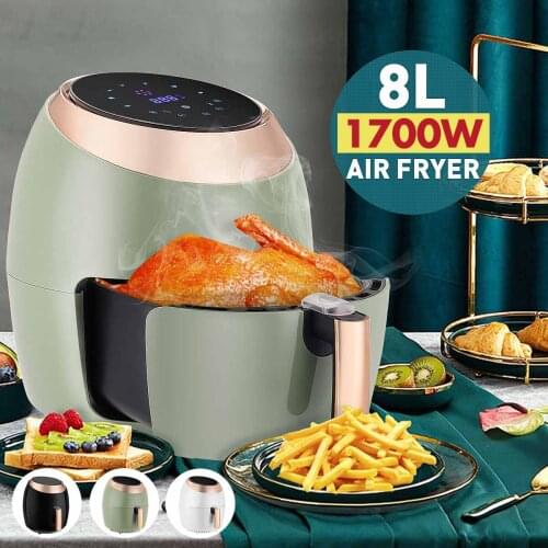 8L Intelligent Automatic Large Capacity Electric Digital Air Fryer APP Cooker Oven Multi-functional Oven NO Smoke Oil Free Fryer