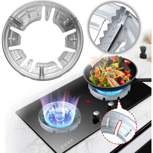 9 Holes Thickened Stainless Iron Gas Stove Ring Energy Saving Cover Of Gas Stove Fire And Wind Proof Kitchen Tool Accessories