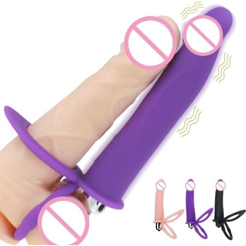 Penis Vibrator Dildo Adult Sex Toys for Couples Vibrating Ring Penis Erection Clitoris Stimulator Butt plug Sex Toys For Men