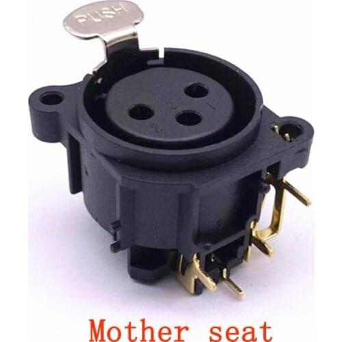 10pcs/lot 3 Pin XLR Male/Female Panel Mount Metal Shell Nickel Plated 3 Poles XLR Socket Chassis MIC Microphone Connector