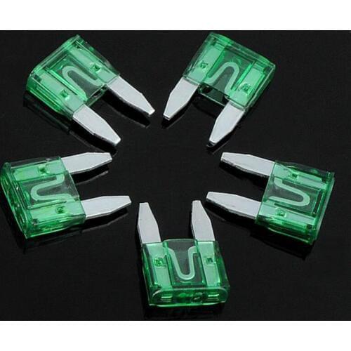 10Pcs/lot 30A 30 Amp ATM Mini Blade Fuse Auto Car Motorcycle Trucks Bus Boat Blade Fuses Insurance Tablets Car Fuses Auto Parts