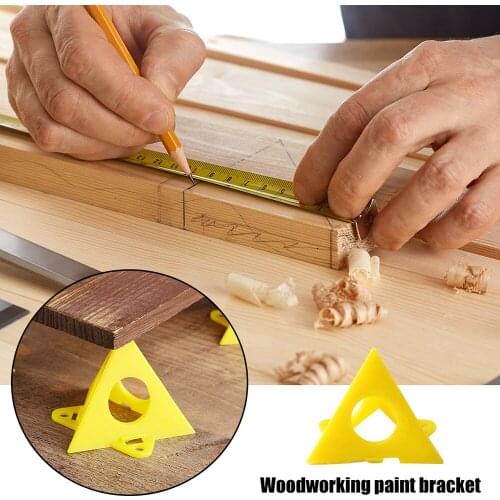 20pcs Paint Bracket For Woodworking Stands Tools Mini Triangular Canvas Woodworking Painters Pyramid Plastic Bracket Hand Tool