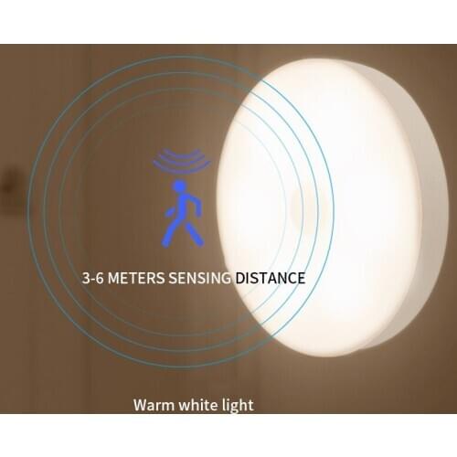 2020 Chargeable Night Lights Smart PIR Motion lamp with sensors LED Luminaria Lamp For Childrens Kids Living Room Bedroom Aisle