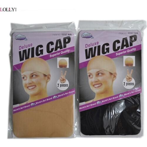 1/2 Pcs/Pack Wig Cap Hair net For Weave Hairnets Wig Nets Stretch Mesh Wig Cap Breathable Wig Cap For Black Women