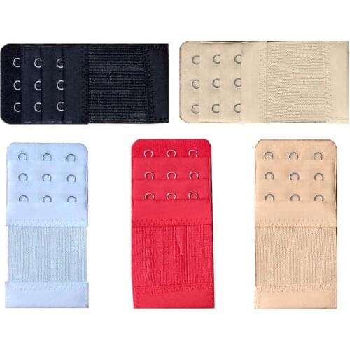4Pcs Bra Extension Strap High Elasticity Skin-friendly Breathable Underwear Strap Hook Brassiere Strap Extension for Women