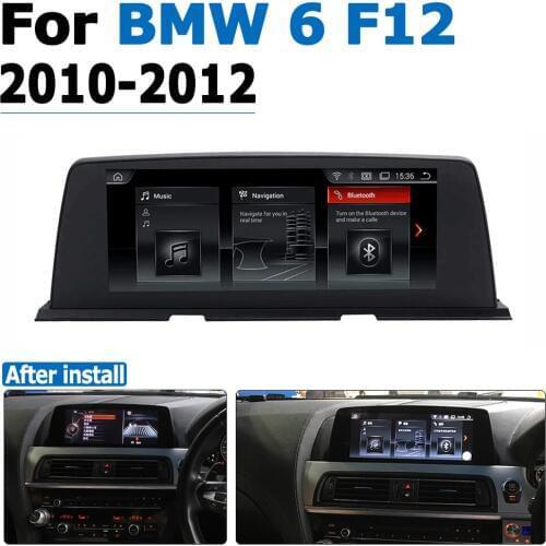 Android 8.0 up Car GPS DVD Multimedia Player For BMW 6 Series F12 2010~2012 CIC Original Style Touch Screen Google System
