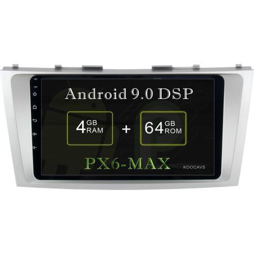 KOOCAVS 9" IPS Android 9.0 Car GPS Radio Player for Toyota Camry 2006 -2011 with 4GB+64GB Stereo Multimedia Headunit