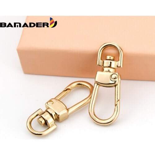 BAMADER 2pcs Metal Bag Buckles DIY Detachable Snap Hook Trigger Clips Buckles for Leather Strap Keychain Pet Leash Hooks 5 Color