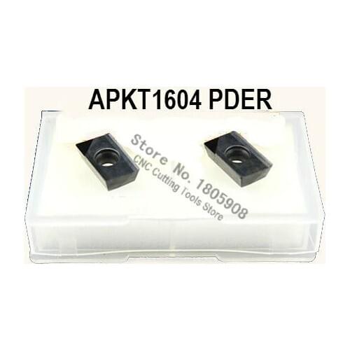 Free shipping 2PCS APKT1604PDER PCD Inserts , Milling cutter,CNC PCD Bits Suitable For Lathe Tools For Turning Tools